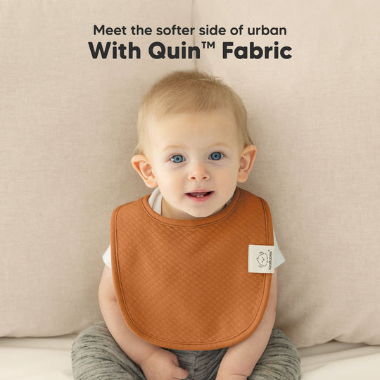 8-Pack Urban Quin Drool Bibs (Sahara)