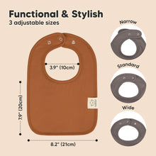 Load image into Gallery viewer, 8-Pack Coast Drool Bibs (Terracotta)
