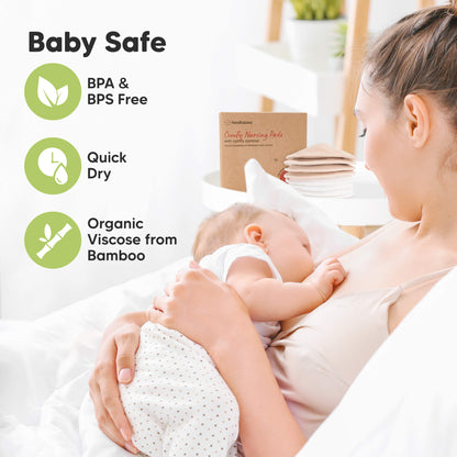 Baby Safe - BPA & BPS Free, Quick Dry, 
Organic Viscose from Bamboo 32254763860154