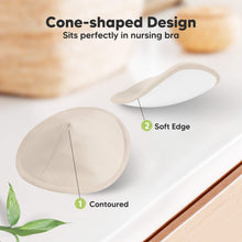 Load image into Gallery viewer, Cone-shaped Design - Sits perfectly in nursing bra. Contoured, Soft Edge
