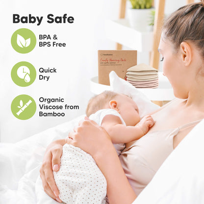 Baby Safe - BPA & BPS Free, Quick Dry, 
Organic Viscose from Bamboo 32254775001274