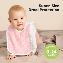 Load image into Gallery viewer, 8-Pack Hallo Drool Bibs (Blush)
