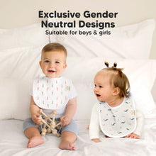 Load image into Gallery viewer, 8-Pack Urban Drool Bibs (Marine Muse)
