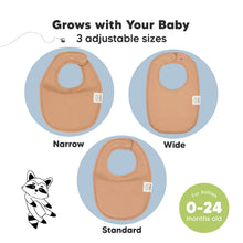 Load image into Gallery viewer, 8-Pack Urban Drool Bibs (Mauve)
