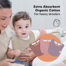 Load image into Gallery viewer, 8-Pack Urban Drool Bibs (Mauve)
