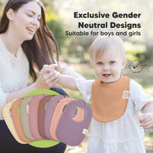 Load image into Gallery viewer, 8-Pack Urban Drool Bibs (Mauve)
