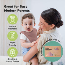 Load image into Gallery viewer, 8-Pack Urban Drool Bibs (Mauve)
