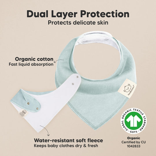 8-Pack Organic Bandana Bibs (Daybreak)