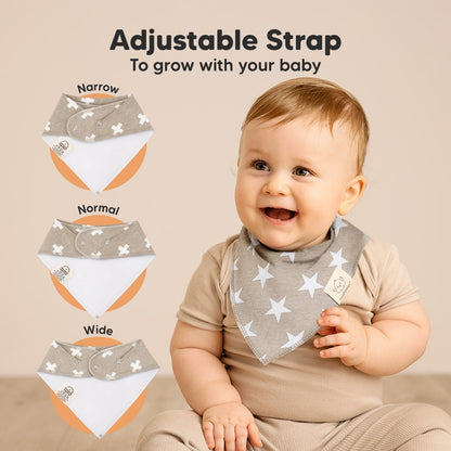 Adjustable Strap to grow with your baby with 3 size settings (narrow, normal, wide), suitable for 0–36 months.
 25595094433978