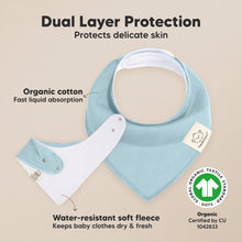 Load image into Gallery viewer, 8-Pack Organic Bandana Bibs (Dawn)
