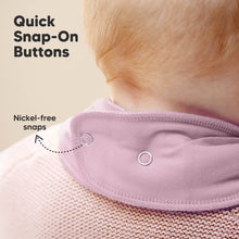Load image into Gallery viewer, 8-Pack Organic Bandana Bibs (Mauve)
