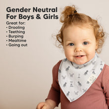 Load image into Gallery viewer, 8-Pack Organic Bandana Bibs (Pets &amp; Paws)
