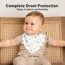 Load image into Gallery viewer, 8-Pack Organic Bandana Bibs (Wilderness)
