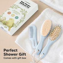 Load image into Gallery viewer, Baby Hair Brush and Comb Set (Frost)
