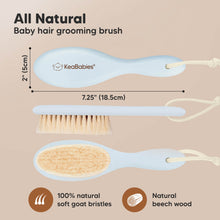 Load image into Gallery viewer, Baby Hair Brush (Frost, Oval)
