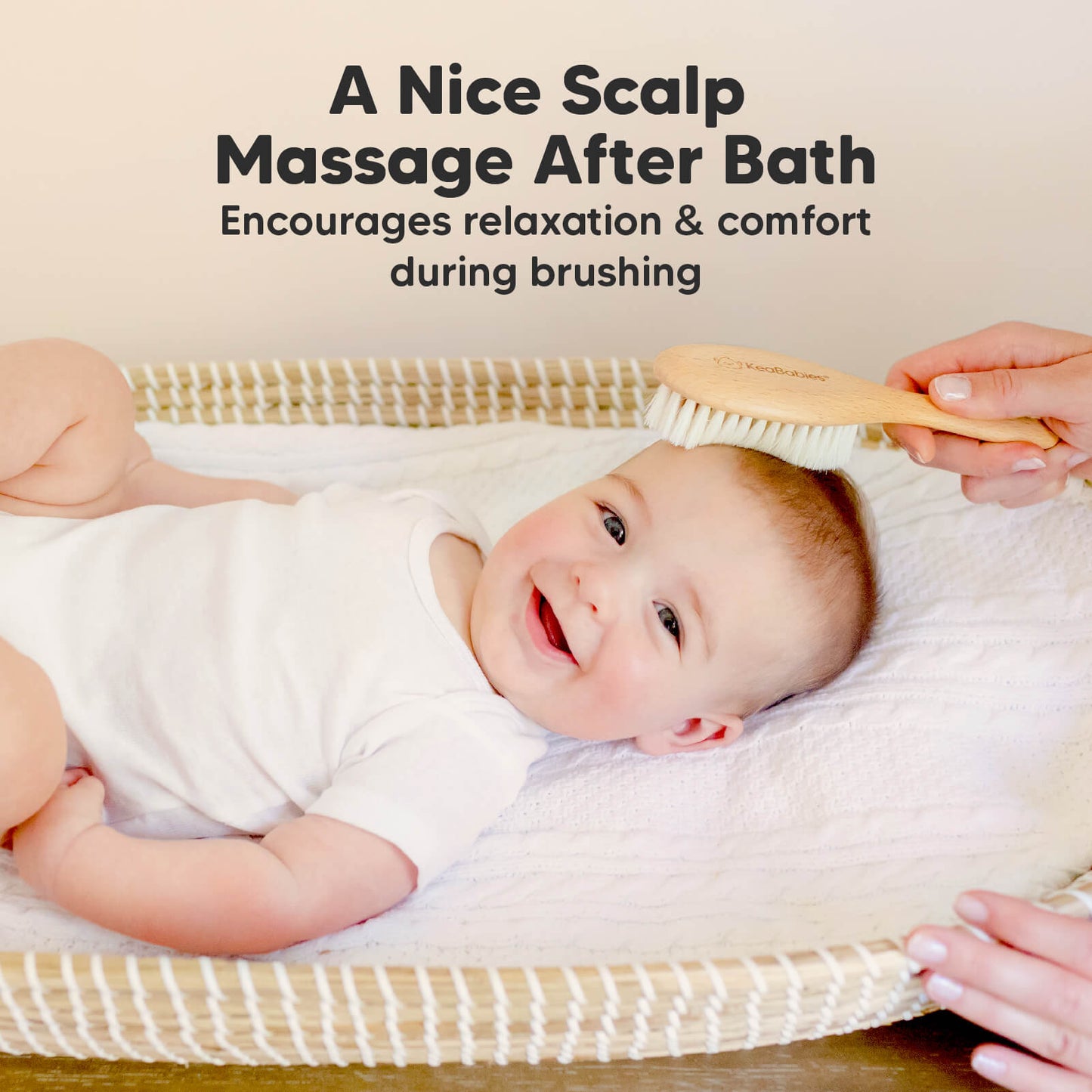 A Nice Scalp Massage After Bath - Encourages relaxation & comfort during brushing 25883499364538