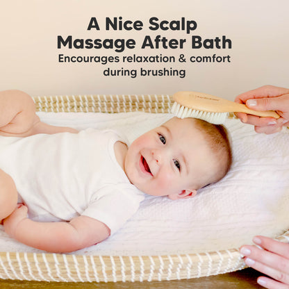 A Nice Scalp Massage After Bath - Encourages relaxation & comfort during brushing 25883499364538