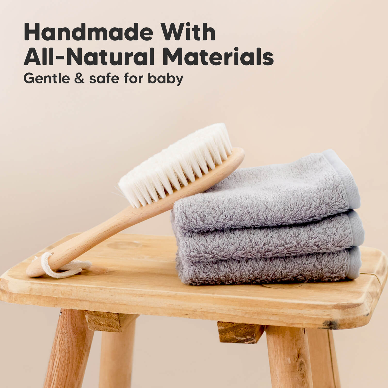 Handmade With All-Natural Materials - Gentle & safe for baby 26735411167418