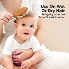 Load image into Gallery viewer, Baby Hair Brush and Comb Set (Golden Oak)
