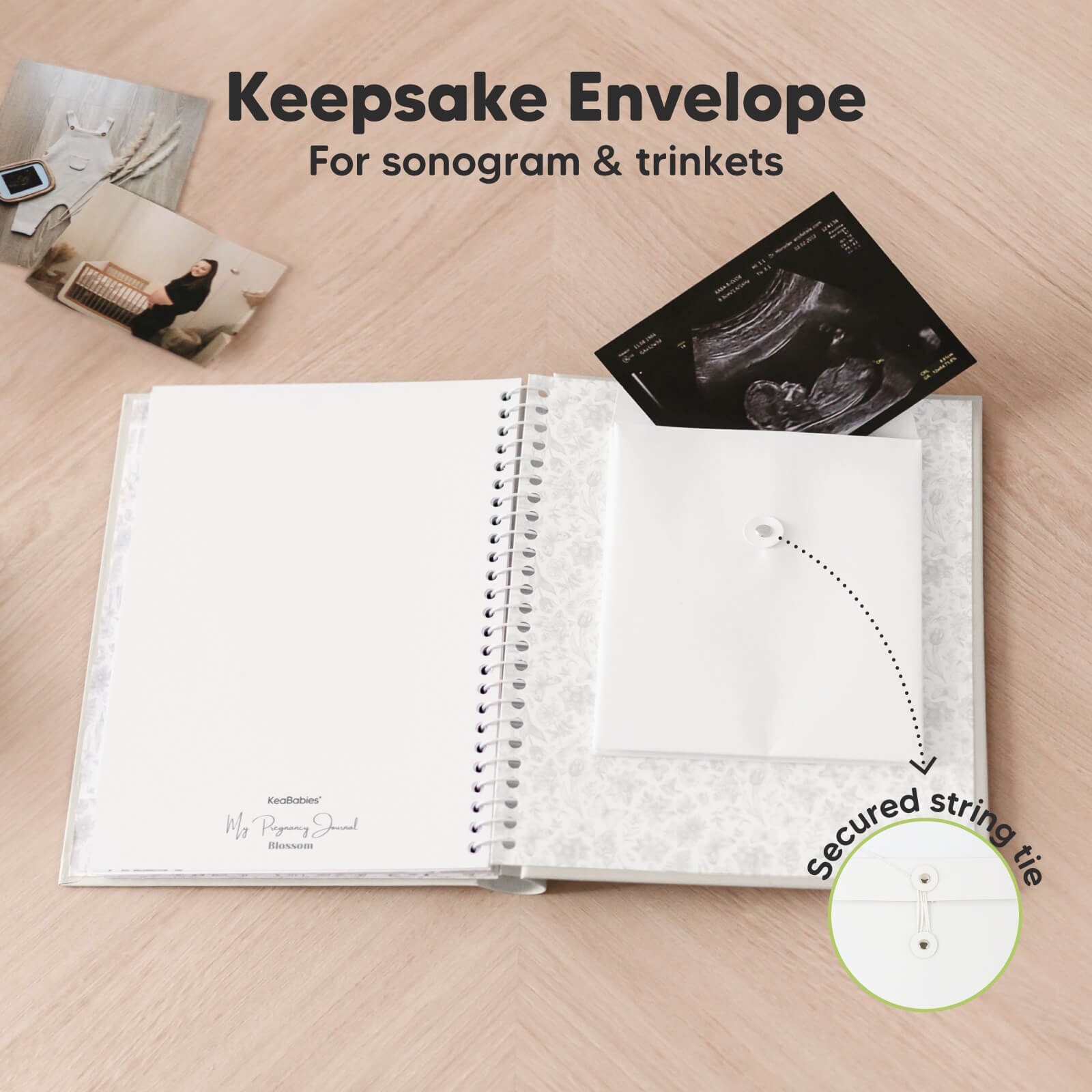 Keepsake Envelope for sonogram & trinkets 27255713759418