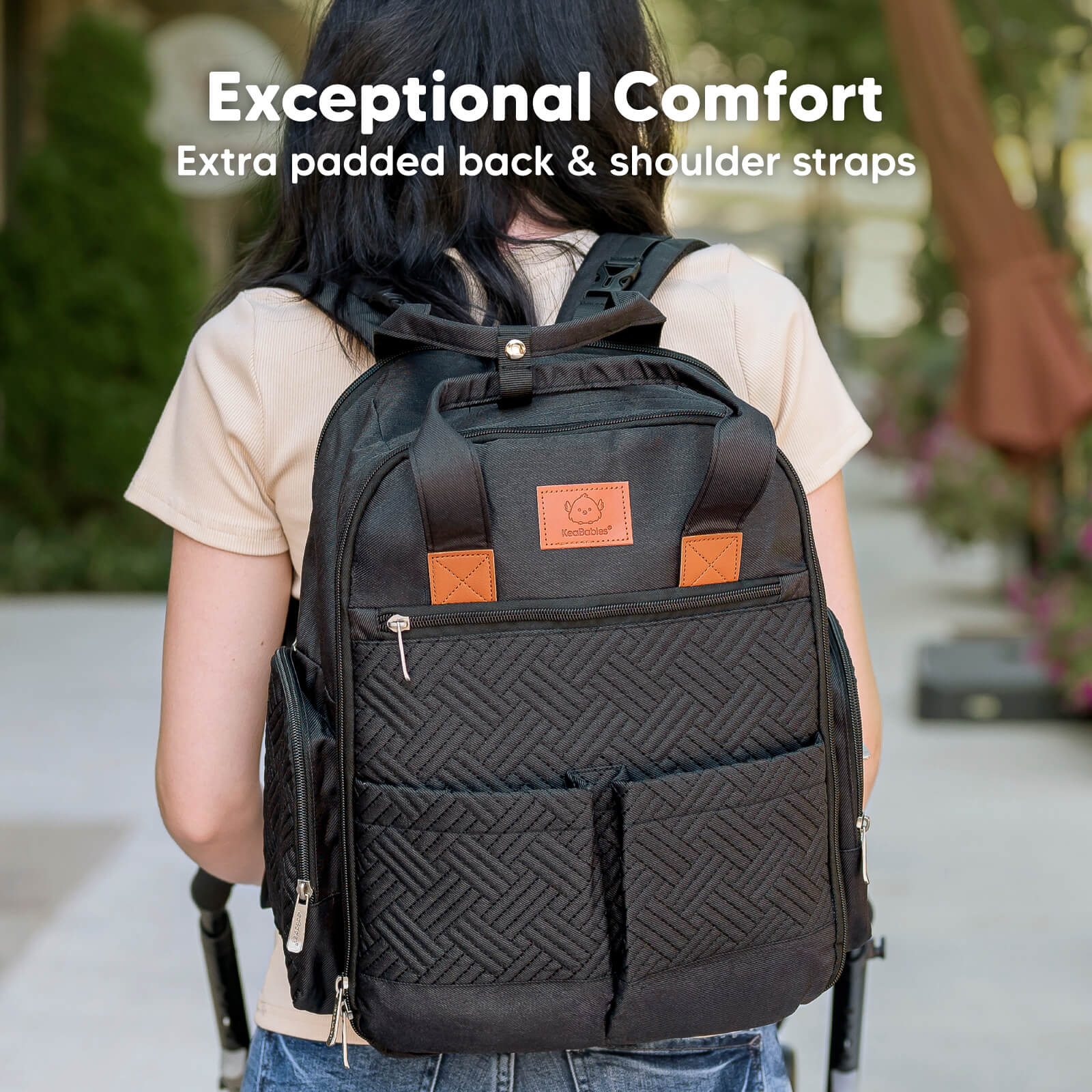 Exceptional Comfort: Extra padded back & shoulder straps
 26032741023930