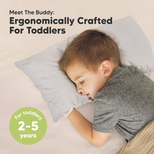 Load image into Gallery viewer, Buddy Toddler Pillow (French Gray)
