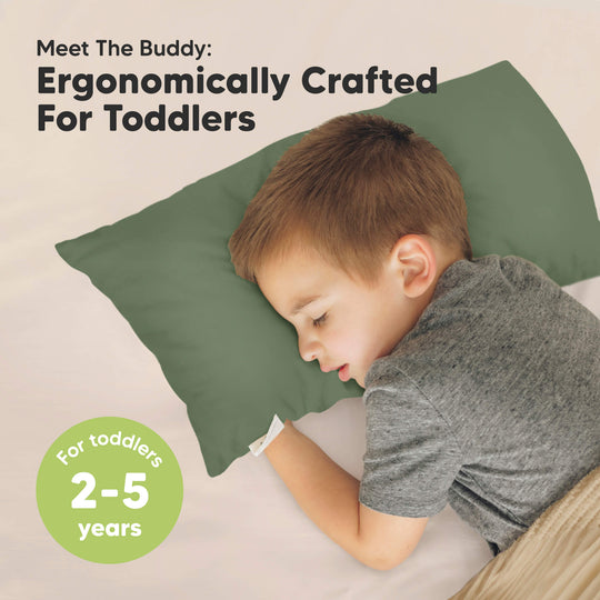 Buddy Toddler Pillow (Jungle Green)