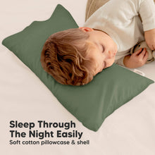 Load image into Gallery viewer, Buddy Toddler Pillow (Jungle Green)
