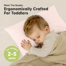 Load image into Gallery viewer, Buddy Toddler Pillow (Mist Pink)
