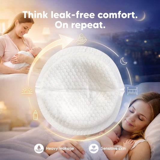 Think leak-free comfort. On repeat. - Heavy leakage and Sensitive skin
-on-hover