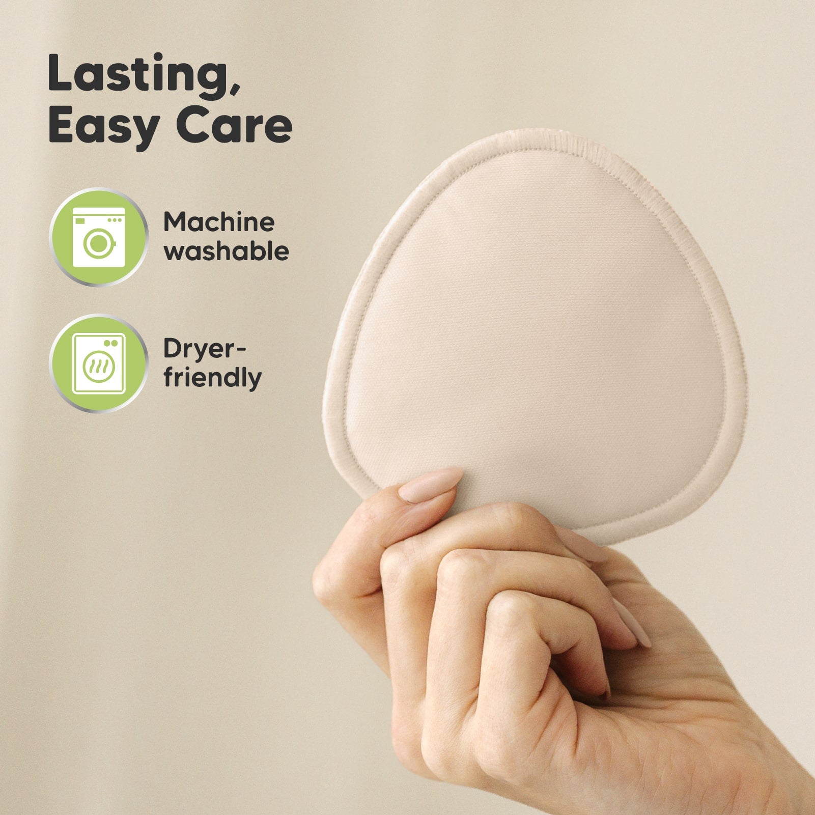 Lasting, Easy Care — Machine washable; dryer-friendly
 27347446235322