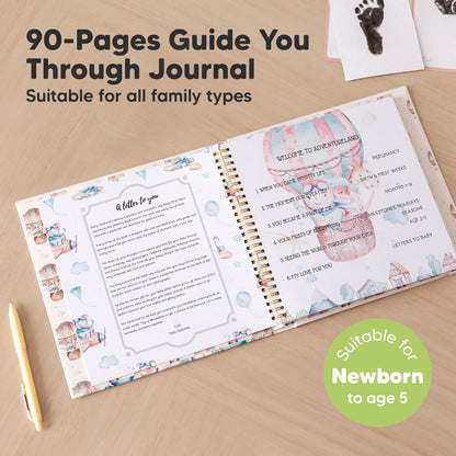 90-Pages Guide You Through Journal
, Suitable for all family types. Suitable for Newborn to age 5  26662242681018
