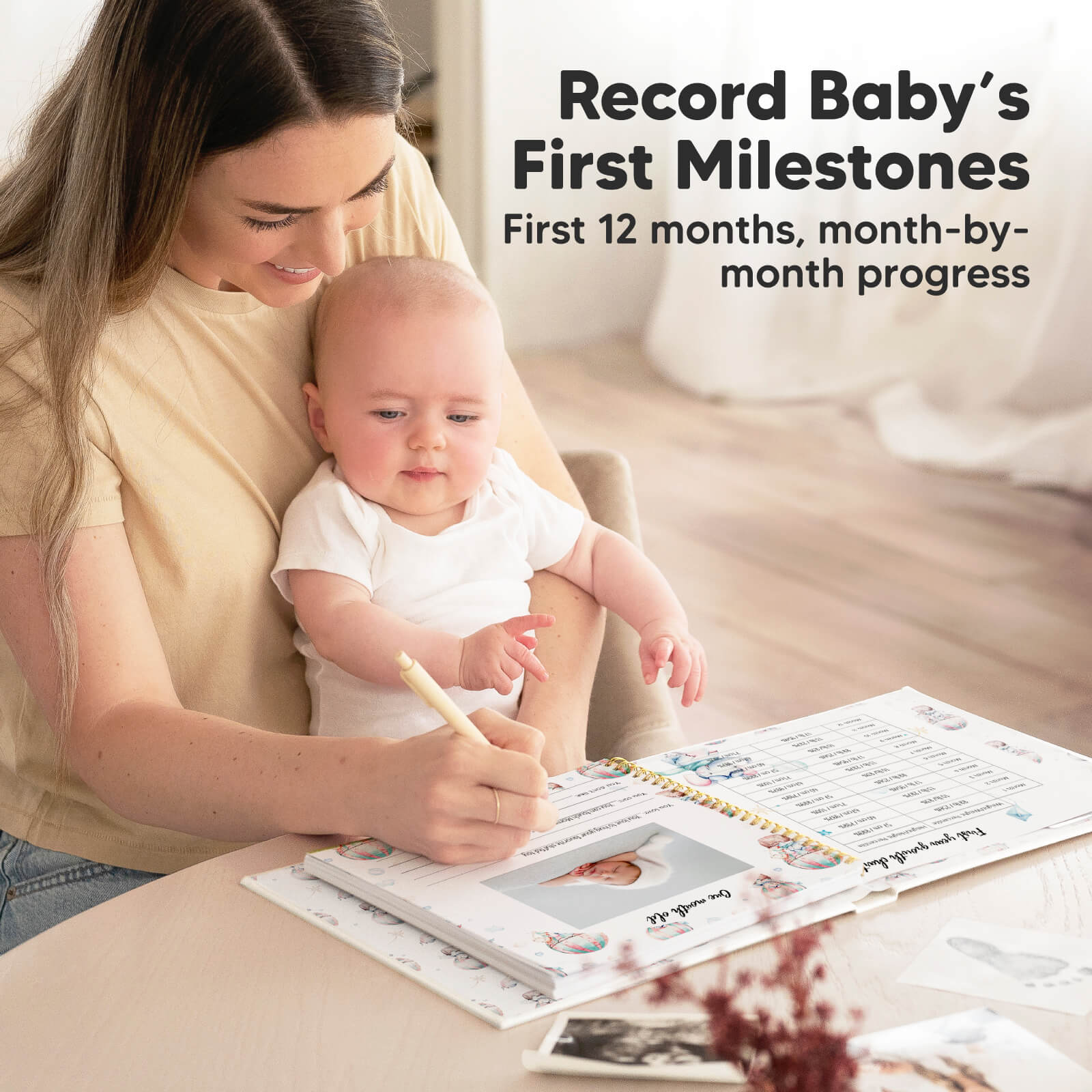 Record Baby’s First Milestones
First 12 months, month-by-month progress 26662244319418