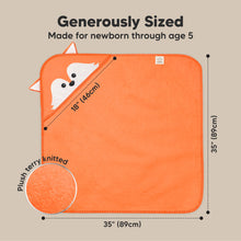 Load image into Gallery viewer, Cuddle Baby Hooded Towel (Fox)
