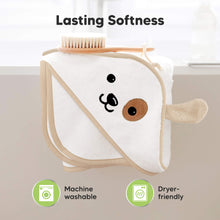 Load image into Gallery viewer, Cuddle Baby Hooded Towel (Dog, Petite)

