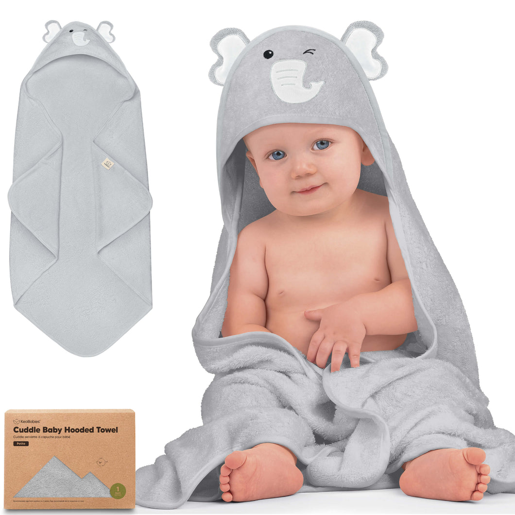 Cuddle Baby Hooded Towel (Elephant, Petite)
