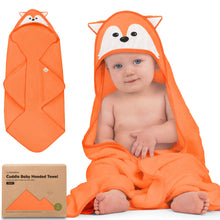 Load image into Gallery viewer, Cuddle Baby Hooded Towel
