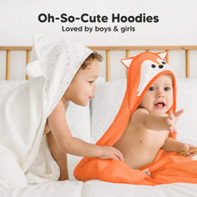 Load image into Gallery viewer, Cuddle Baby Hooded Towel (Fox, Petite)
