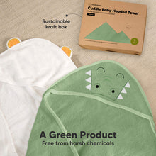 Load image into Gallery viewer, Cuddle Baby Hooded Towel (Alligator)
