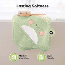 Load image into Gallery viewer, Cuddle Baby Hooded Towel (Frog, Petite)
