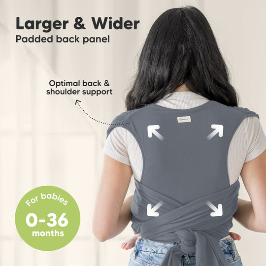 D-Lite Wrap Carrier (Midnight Gray)