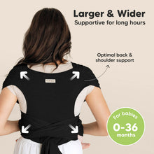 Load image into Gallery viewer, Larger &amp; Wider - Supportive for long hours .Optimal back &amp; shoulder support. For babies 0–36 months
