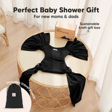 Load image into Gallery viewer, Perfect Baby Shower Gift - For new moms &amp; dads, with Sustainable kraft gift box. Includes travel pouch
