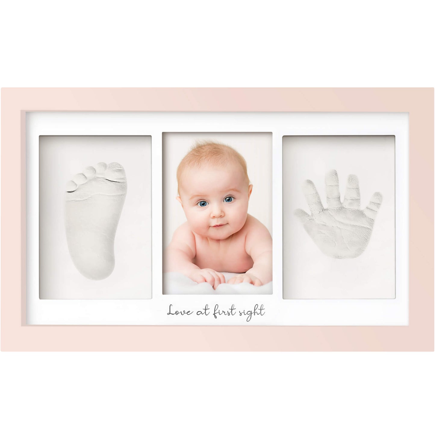 Baby Handprint & Footprint Keepsake Duo Frame 25821381820602