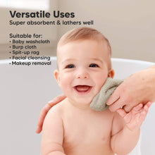 Load image into Gallery viewer, Deluxe Baby Washcloths (Khaki)
