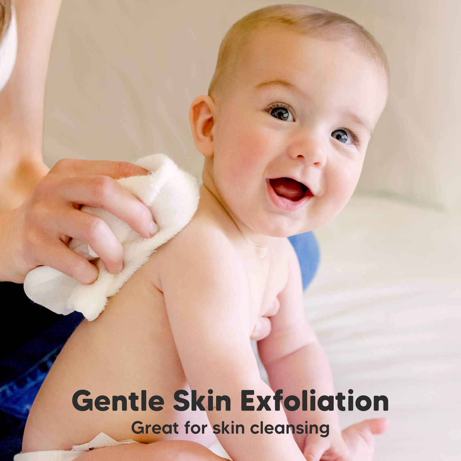 Gentle Skin Exfoliation: Great for skin cleansing
 26661862539450