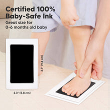 Load image into Gallery viewer, Duo Clean Touch Inkless Hand &amp; Footprint Frame Kit (Petal Pink)
