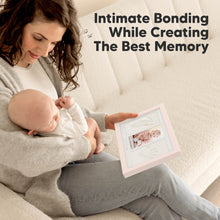 Load image into Gallery viewer, Baby Handprint &amp; Footprint Keepsake Duo Frame (Petal Pink)

