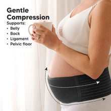 Load image into Gallery viewer, Ease Maternity Support Belt (Midnight Black)
