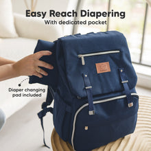 Load image into Gallery viewer, Explorer Diaper Bag (Navy Blue)
